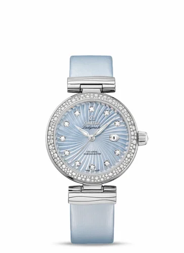 Omega LadyMatic Co-Axial 34 Stainless Steel / Diamond / Blue MOP 425.37.34.20.57.002 (42537342057002)